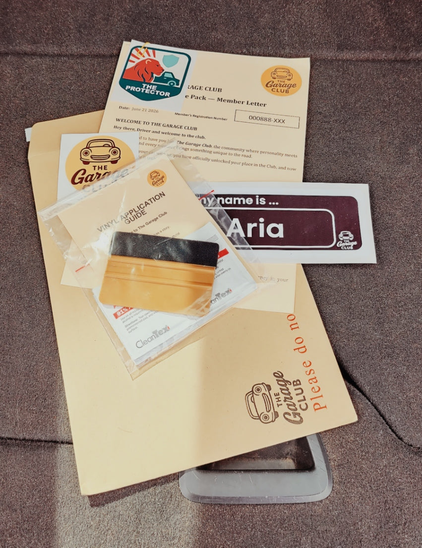 The Garage Club – Member's Welcome Pack (Gift)