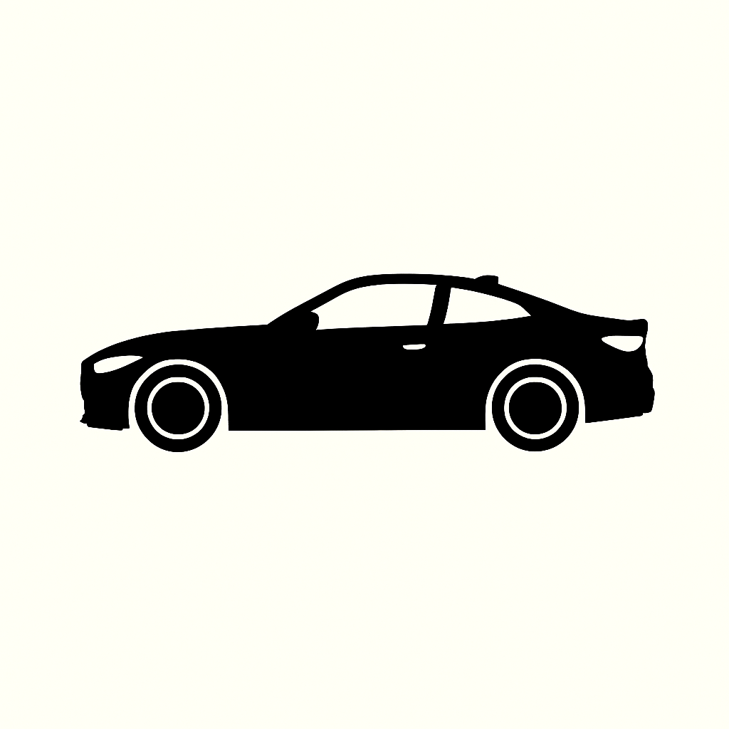 Classic Car Silhouette - BMW M4