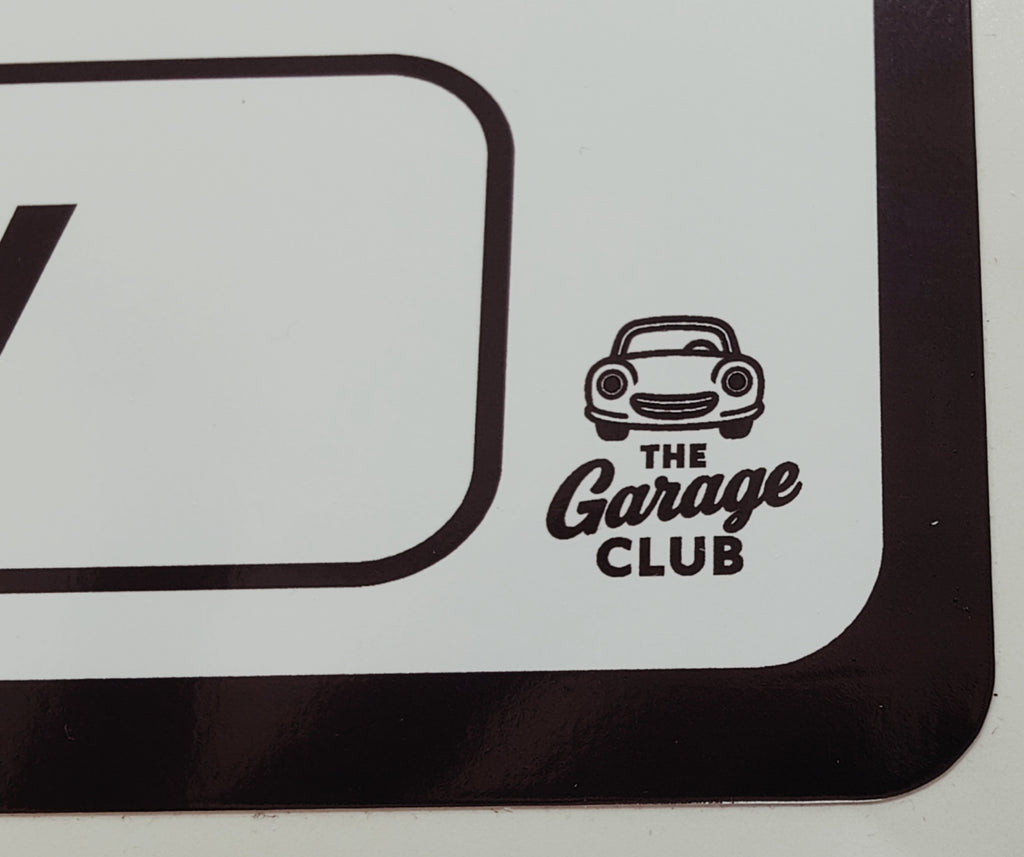 Personalised Car Name Vinyl Decal – Design 1