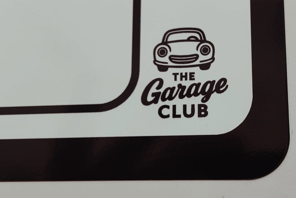 Personalised Car Name Vinyl Decal – Design 1