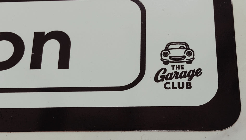 Personalised Car Name Vinyl Decal – Design 1