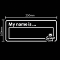 Personalised Car Name - Design 1