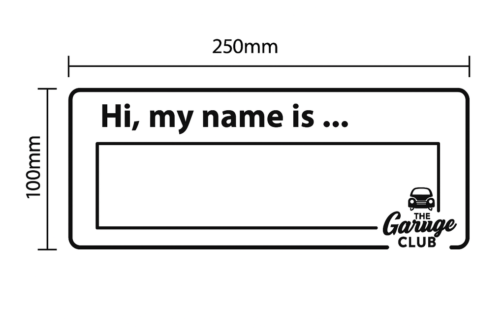 Personalised Car Name - Design 2