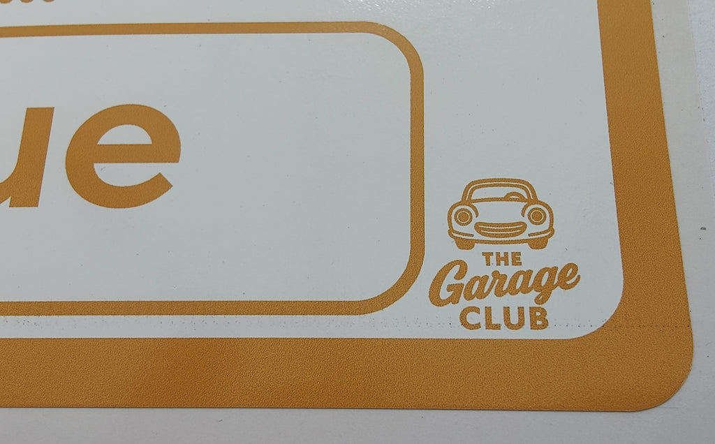 Personalised Car Name Vinyl Decal – Design 2