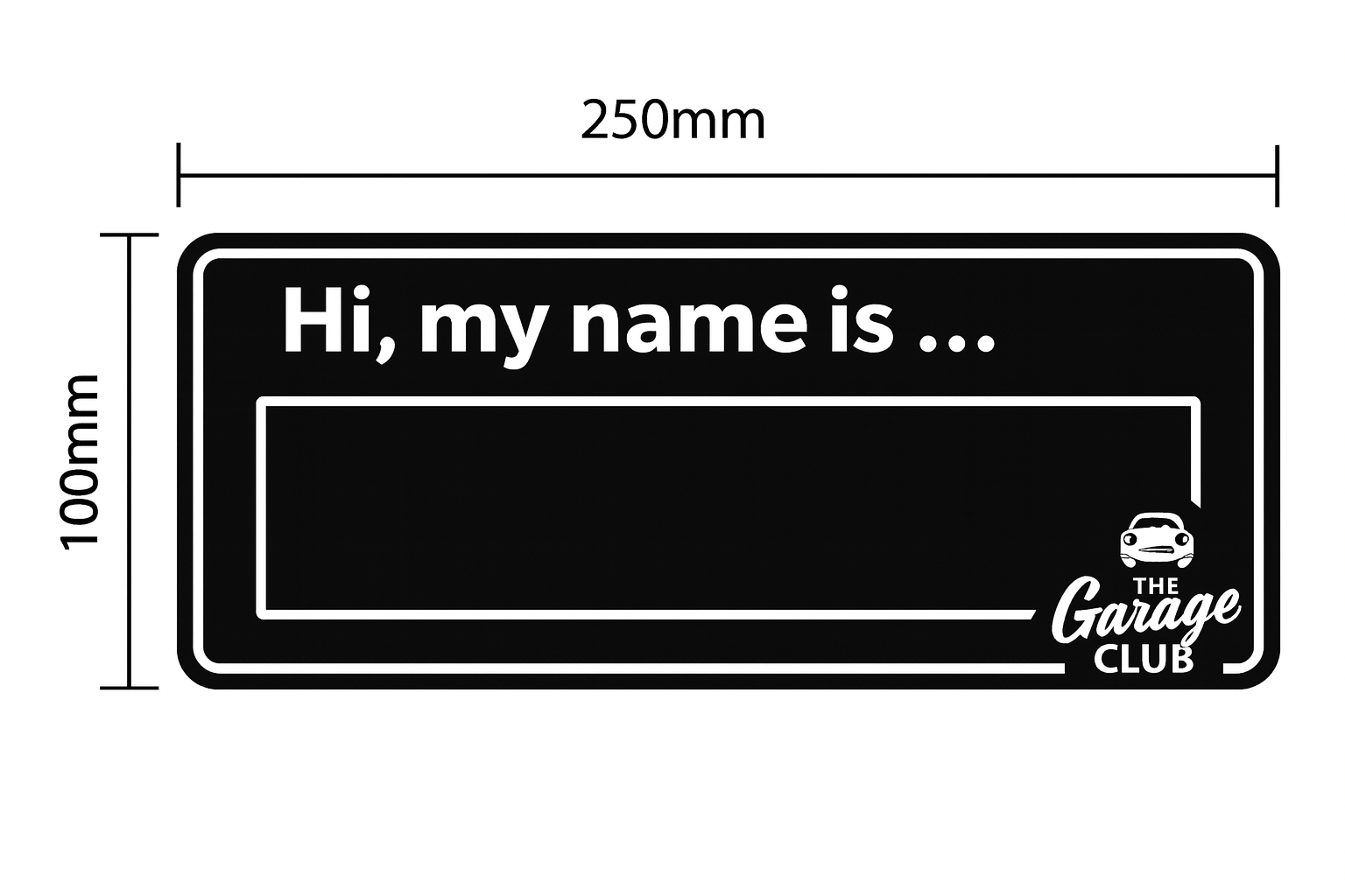 Personalised Car Name - Design 2