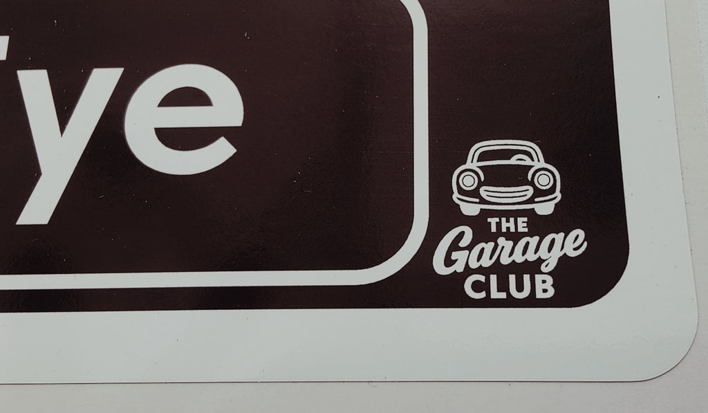 Personalised Car Name Vinyl Decal – Design 2