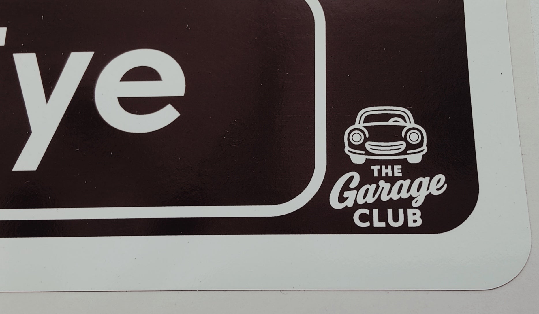 Personalised Car Name Vinyl Decal – Design 2