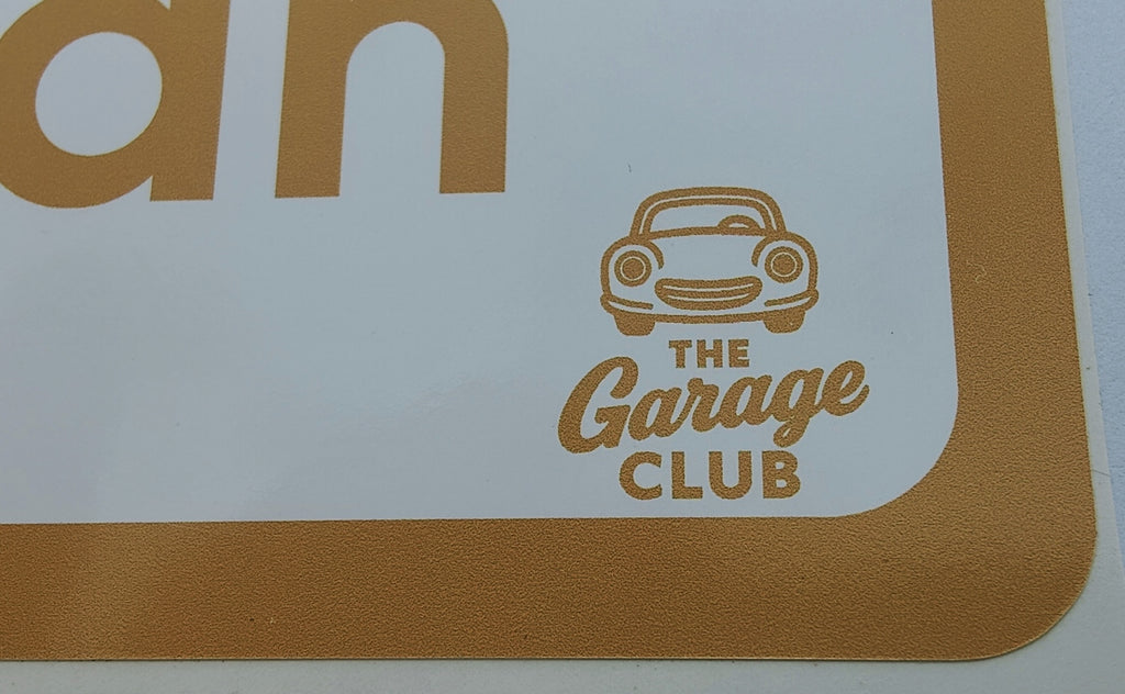 Personalised Car Name Vinyl Decal – Design 3