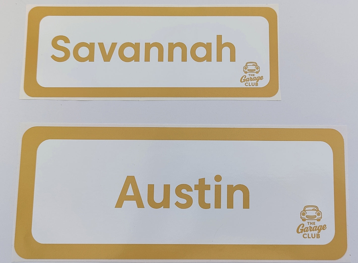 Personalised Car Name Vinyl Decal – Design 3