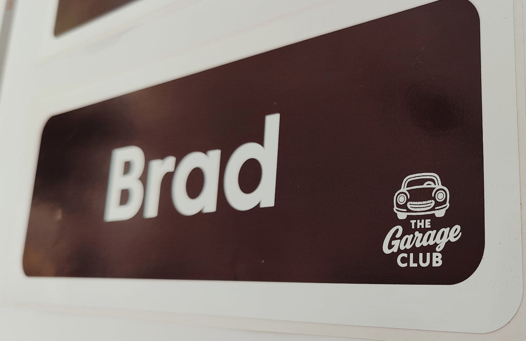 Personalised Car Name Vinyl Decal – Design 3