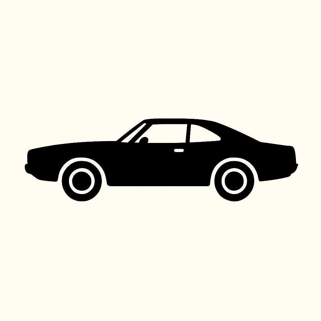 Classic Car Silhouette - Dodge Charger