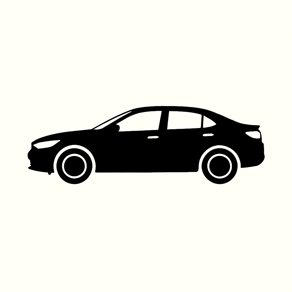 Classic Car Silhouette - Honda Civic