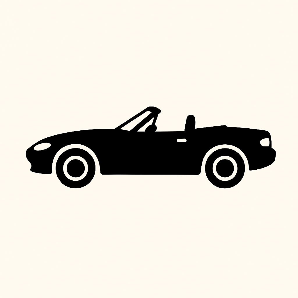 Classic Car Silhouette - Mazda MX-5