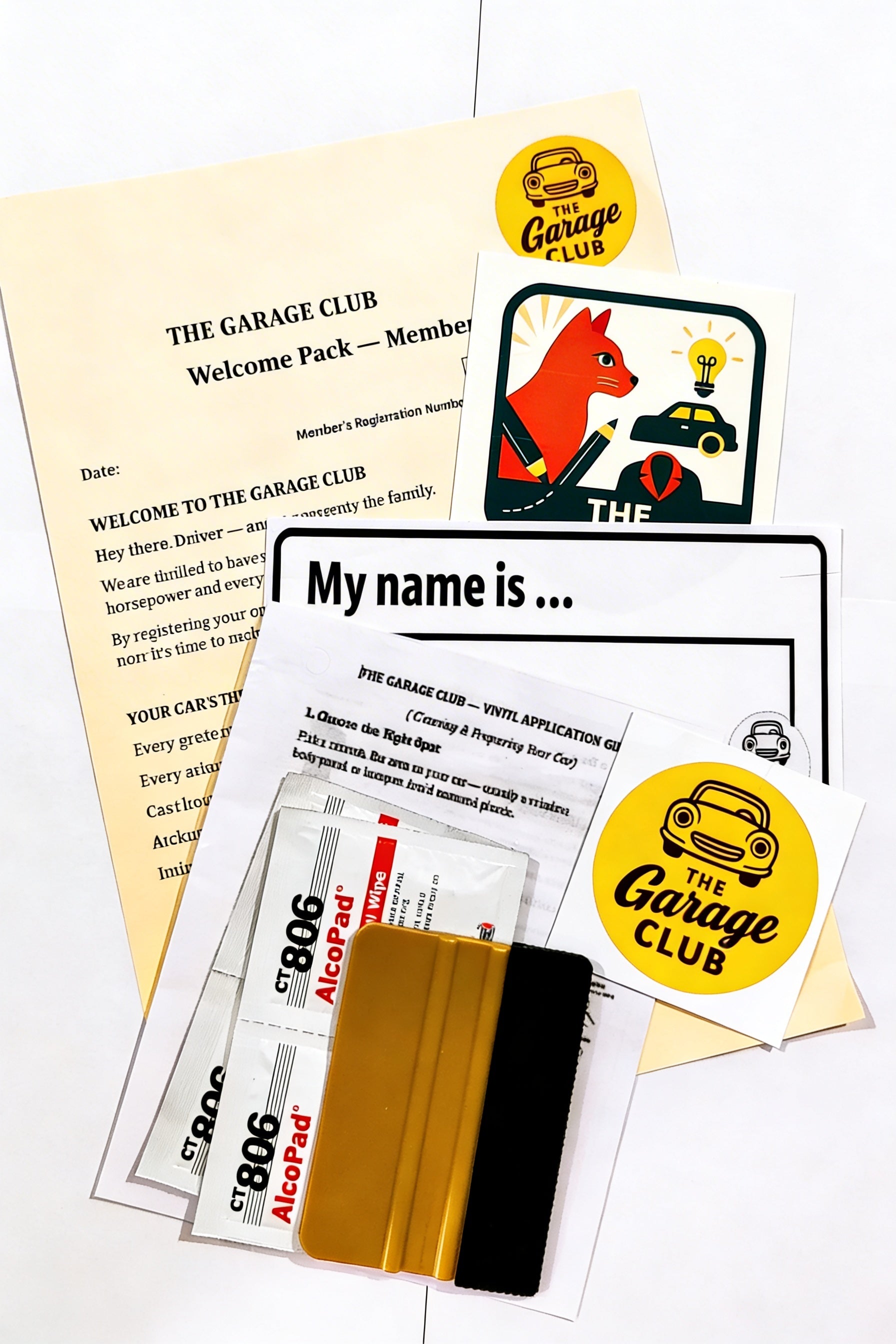 The Garage Club – Member's Welcome Pack (Gift)