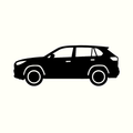 Classic Car Silhouette - Toyota Rav4